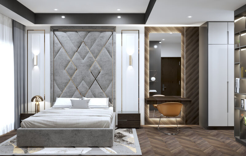 Phòng ngủ Căn hộ Duplex 2 tầng