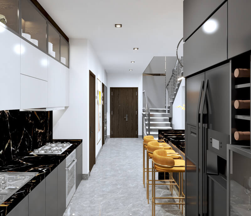 Phòng bếp Căn hộ Duplex 2 tầng