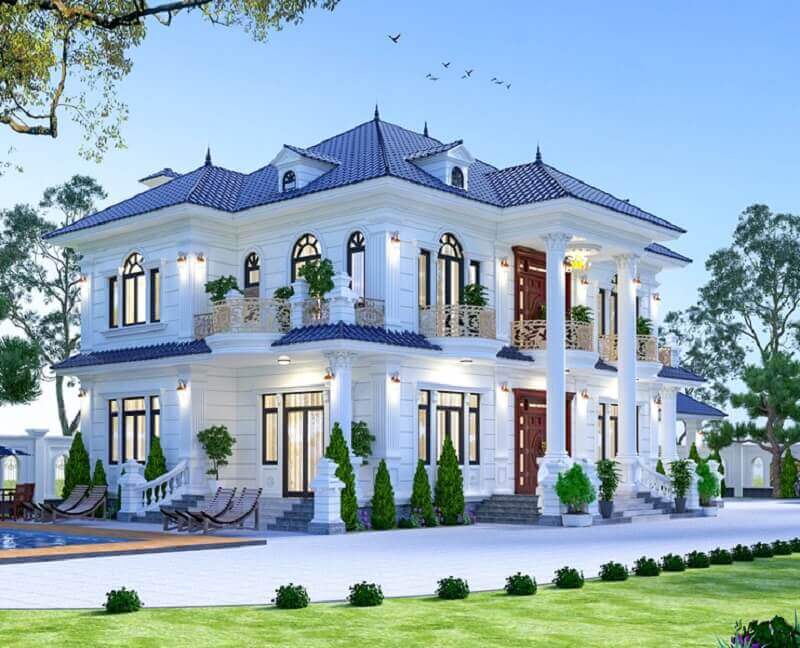 Biệt thự được hoàn thành và bàn giao cho gia chủ