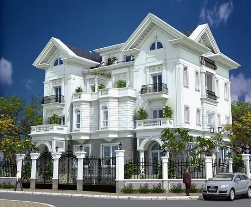 Biệt thự là biểu tượng của sự giàu có và sang trọng