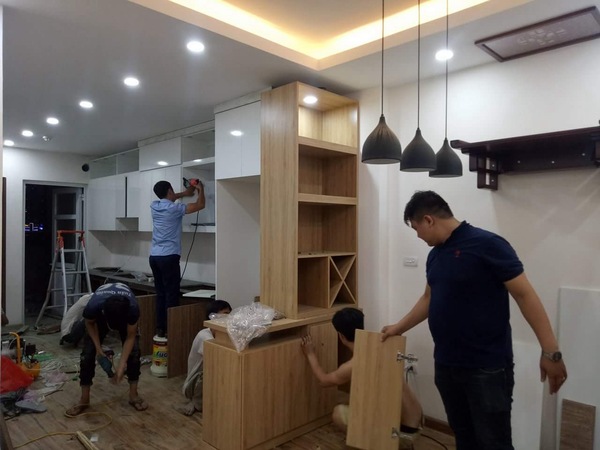 Ảnh: Thi công lắp đặt tại nhà