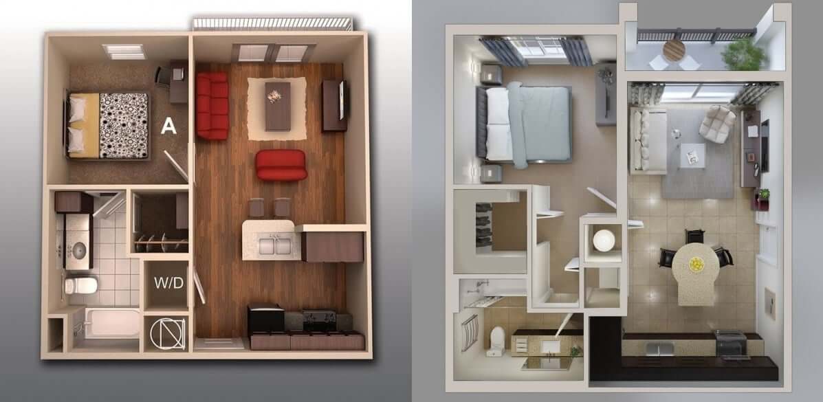 Căn phòng dành cho một người sẽ khác căn phòng dành cho một gia đình