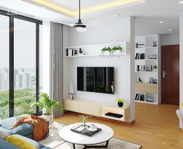 Tạo ra một không gian vừa hiện đại vừa hợp với thiên nhiên khi kết hợp với các đồ trang trí