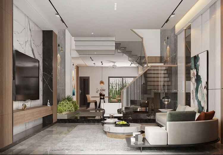 Kết hợp các thiết bị điện từ, tranh vẽ làm căn nhà đẹp đẽ hơn
