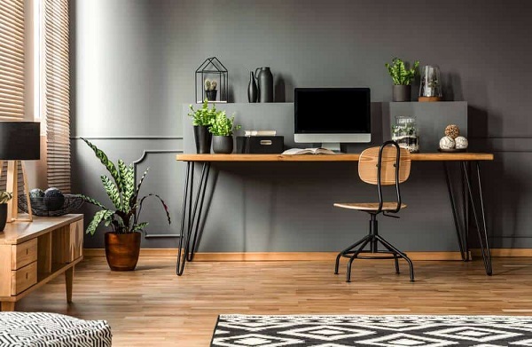 Cách thiết kế văn phòng 15m2 nhiều cây xanh đẹp mắt