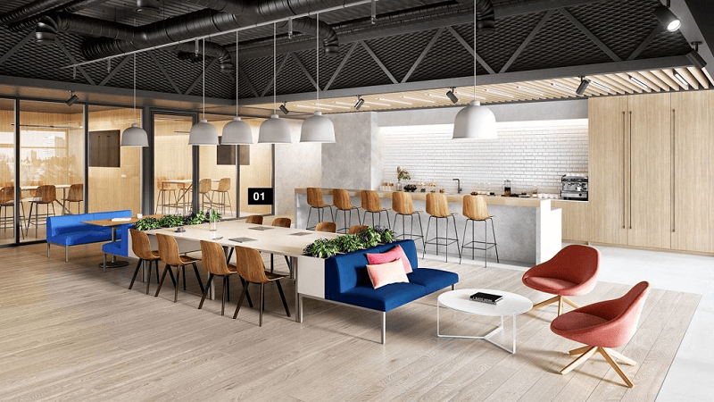 Mẫu thiết kế văn phòng với phong cách Scandinavia
