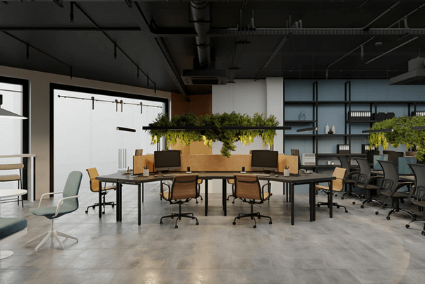 Thiết kế nội thất cho văn phòng nhỏ phong cách công nghệ