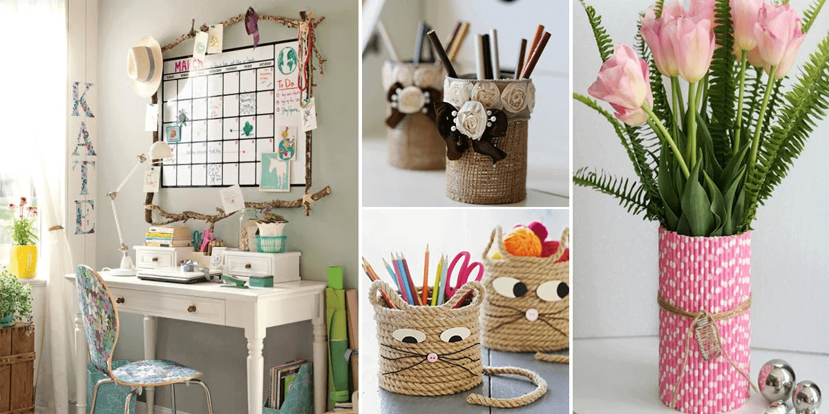Đồ dùng handmade vừa thể hiện sự cá nhân hóa vừa thêm động lực để làm việc