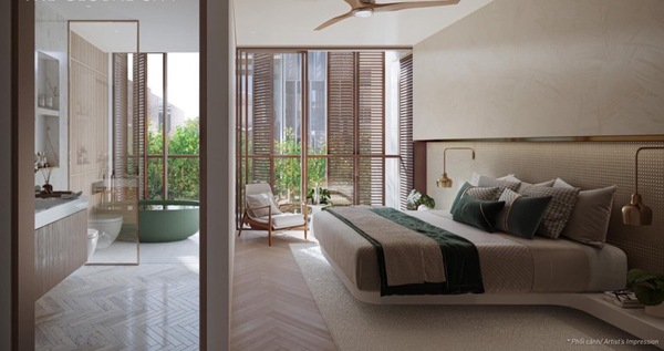 Ảnh: Phòng ngủ lớn được trang trí đẹp mắt, hấp dẫn