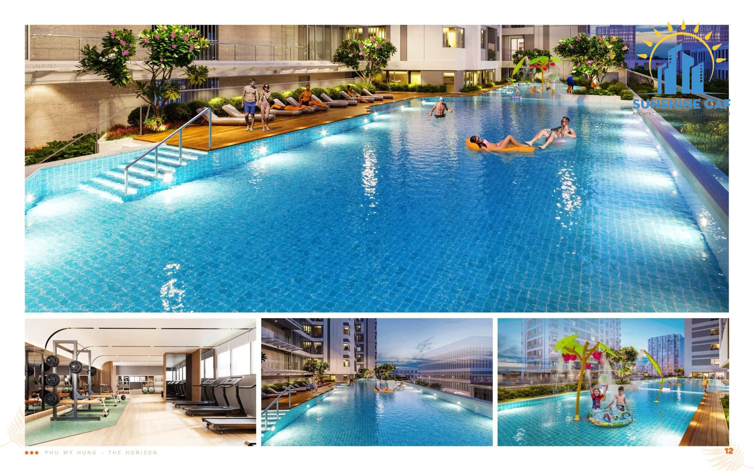 Tiện ích nội khu - Khu vực hồ bơi, thể thao