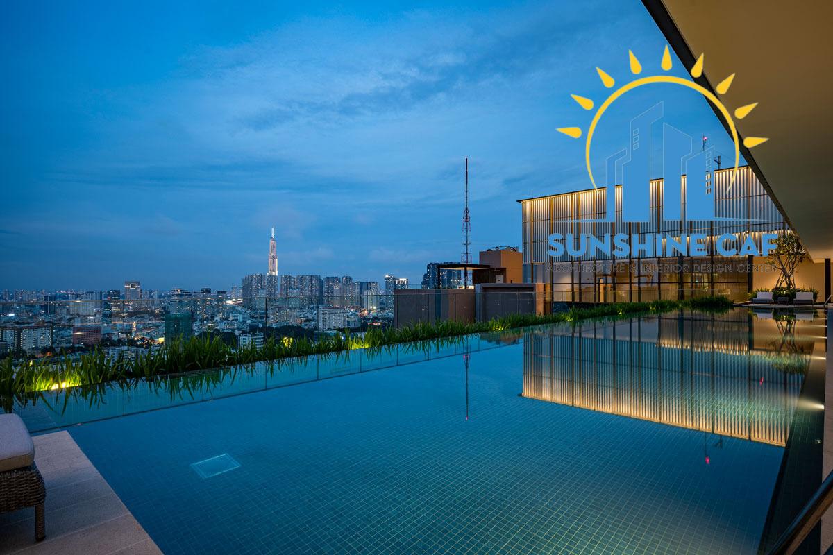 Không gian đẳng cấp với tầm view bao trọn thành phố.