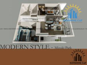CĂN HỘ 71M2 MIZUKI PARK: NÂNG CẤP TIỆN NGHI, THOẢI MÁI CHO GIA ĐÌNH ĐÔNG NGƯỜI