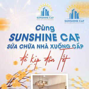 CÙNG SUNSHINE CAF SỬA CHỮA NHÀ XUỐNG CẤP ĐỂ KỊP ĐÓN TẾT