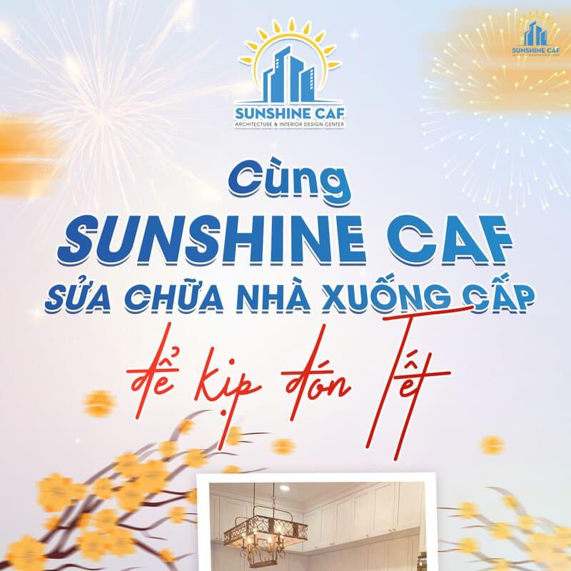 CÙNG SUNSHINE CAF SỬA CHỮA NHÀ XUỐNG CẤP ĐỂ KỊP ĐÓN TẾT