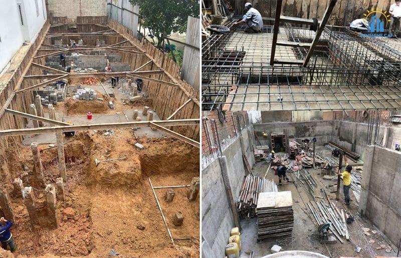 Các giai đoạn trong thi công phần thô và nhân công hoàn thiện