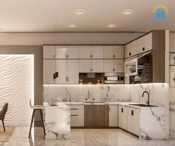 Thiết kế thi công nội thất Mizuki Park dành cho phòng bếp