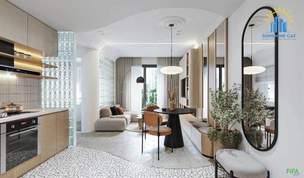 Thiết kế thi công nội thất Sakura Heights - FiFa căn hộ 3 phòng ngủ