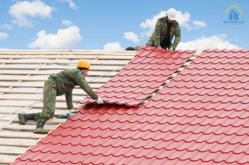 Mái nhà giúp tăng tính ổn định cho căn nhà của bạn