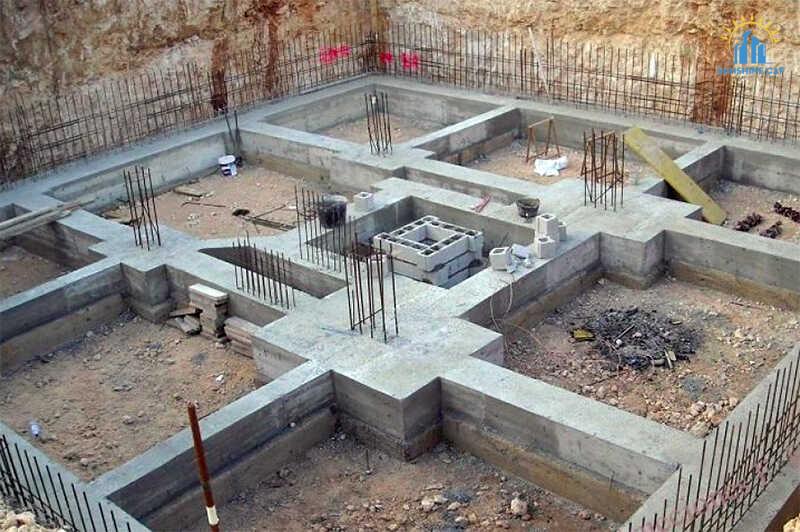 Thi công phần thô là bước tiền đề cho quá trình xây dựng biệt thự