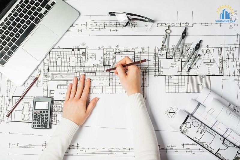 Chốt bản vẽ thiết kế và phương án thi công trước khi tiến hành