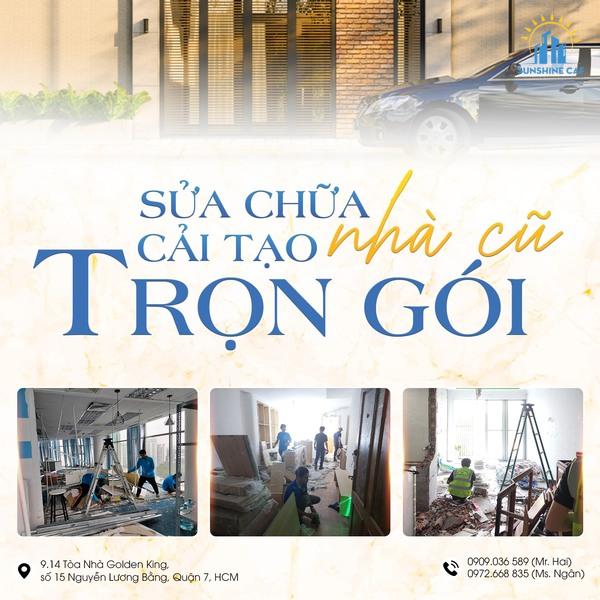 SỬA CHỮA - CẢI TẠO NHÀ CŨ TRỌN GÓI