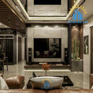 THIẾT KẾ NỘI THẤT HIỆN ĐẠI BÊN TRONG CĂN HỘ PENTHOUSE 3PN+ VINHOMES GRAND PARK