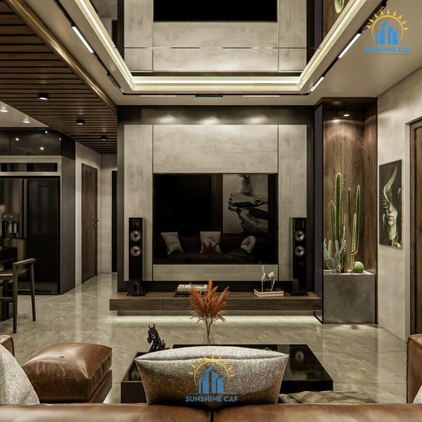 THIẾT KẾ NỘI THẤT HIỆN ĐẠI BÊN TRONG CĂN HỘ PENTHOUSE 3PN+ VINHOMES GRAND PARK