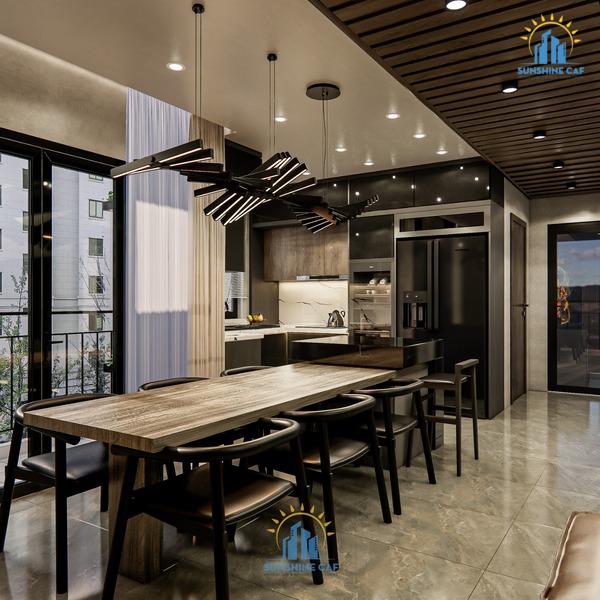 THIẾT KẾ NỘI THẤT HIỆN ĐẠI BÊN TRONG CĂN HỘ PENTHOUSE 3PN+ VINHOMES GRAND PARK