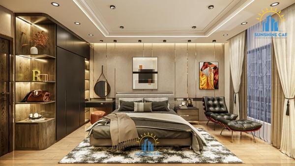 THIẾT KẾ NỘI THẤT HIỆN ĐẠI BÊN TRONG CĂN HỘ PENTHOUSE 3PN+ VINHOMES GRAND PARK