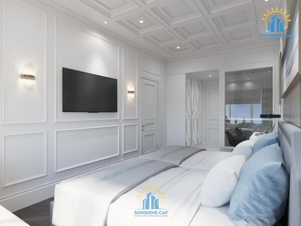 THIẾT KẾ TÂN CỔ ĐIỂN SANG TRỌNG - CĂN HỘ DRAGON HILLS 72m2 - 2 PHÒNG NGỦ