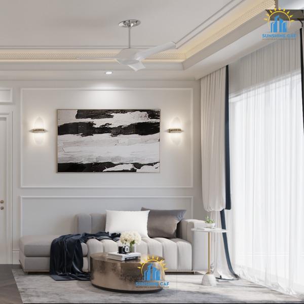 THIẾT KẾ TÂN CỔ ĐIỂN SANG TRỌNG - CĂN HỘ DRAGON HILLS 72m2 - 2 PHÒNG NGỦ
