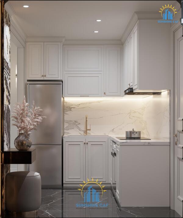 THIẾT KẾ TÂN CỔ ĐIỂN SANG TRỌNG - CĂN HỘ DRAGON HILLS 72m2 - 2 PHÒNG NGỦ