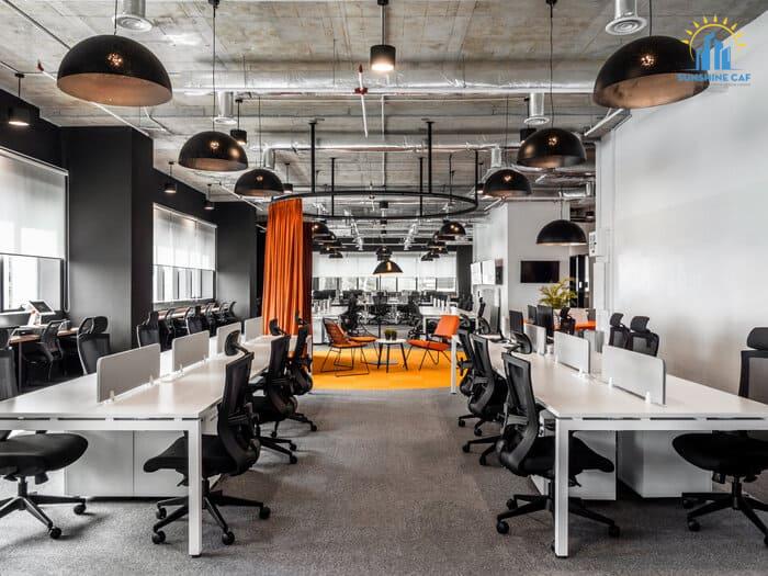 Mẫu thiết kế văn phòng 60m2 đẹp, hiện đại