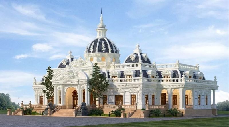 Biệt thự cổ điển 1 tầng