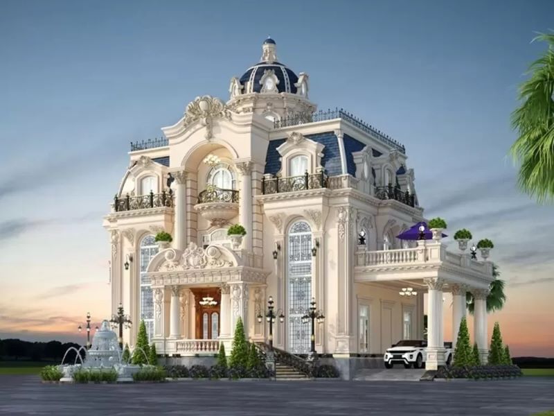 Biệt thự cổ điển 2 tầng
