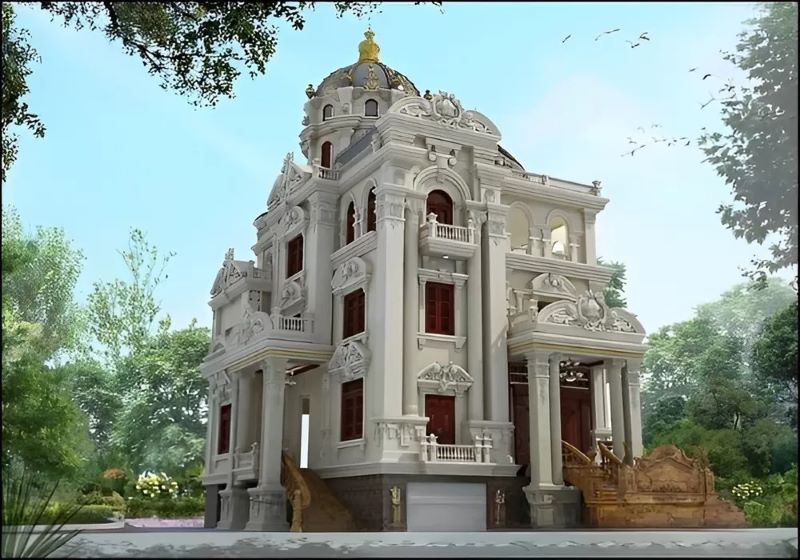 Biệt thự cổ điển 3 tầng