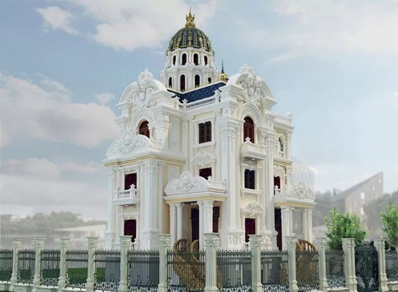 Biệt thự cổ điển 4 tầng