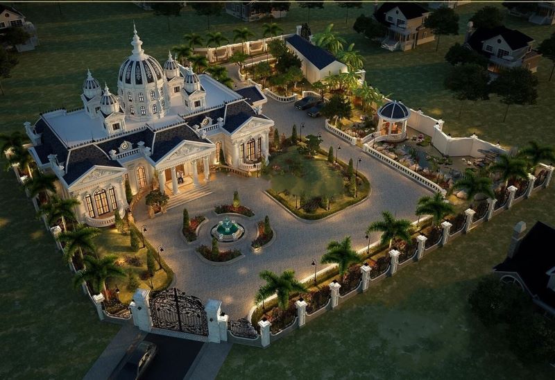 Biệt thự cổ điển sân vườn