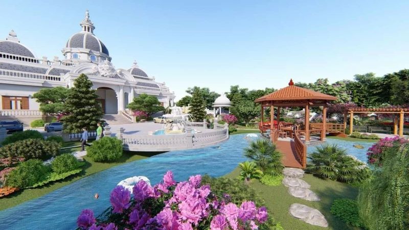 Biệt thự cổ điển sân vườn