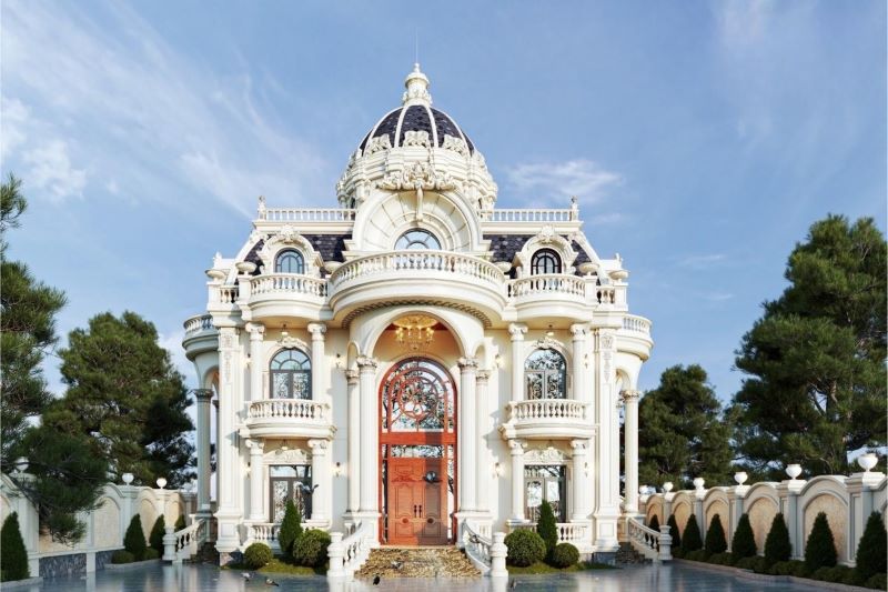 Biệt thự cổ điển sân vườn