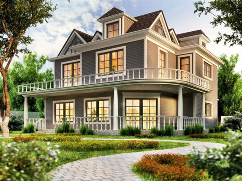 Biệt thự vườn nét cổ điển Châu Âu.