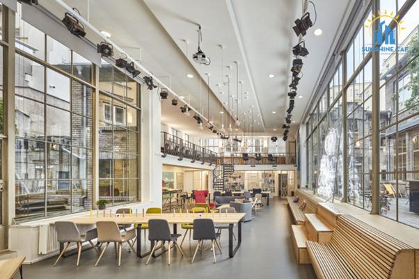 Mẫu văn phòng co-working