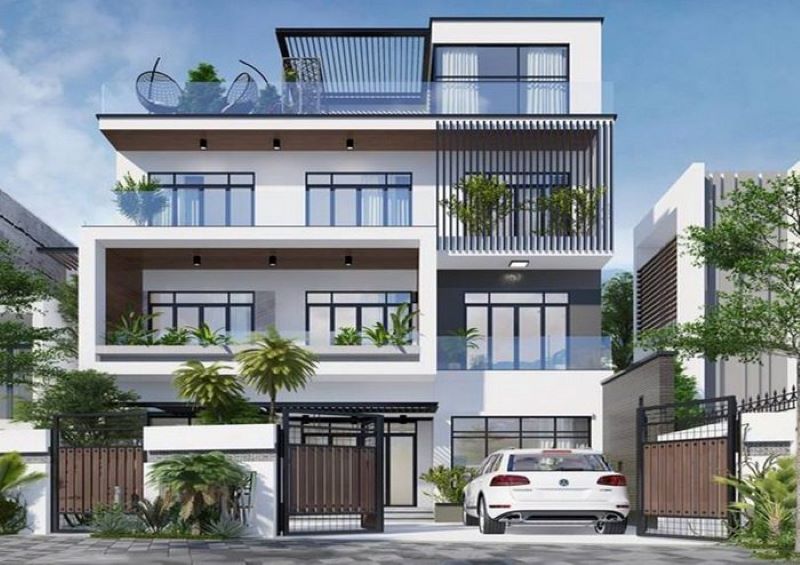 Mẫu biệt thự đơn lập ấn tượng nhất 2024