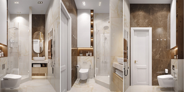 Bày biện nội thất thông minh cho phòng tắm