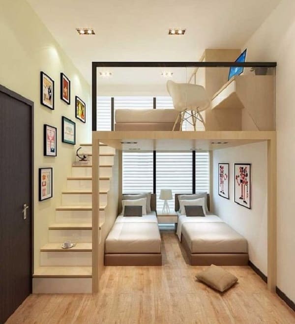 Thiết kế không gian mở để chung cư rộng rãi, thoáng mát