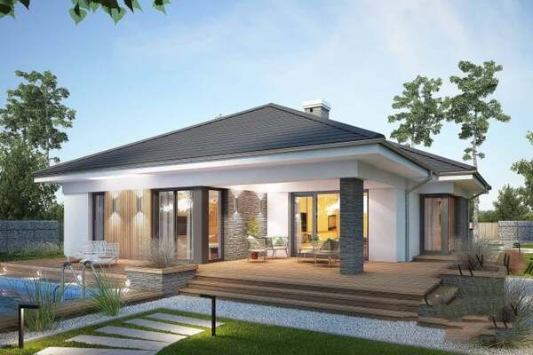 Xu hướng xây dựng biệt thự mini 1 tầng