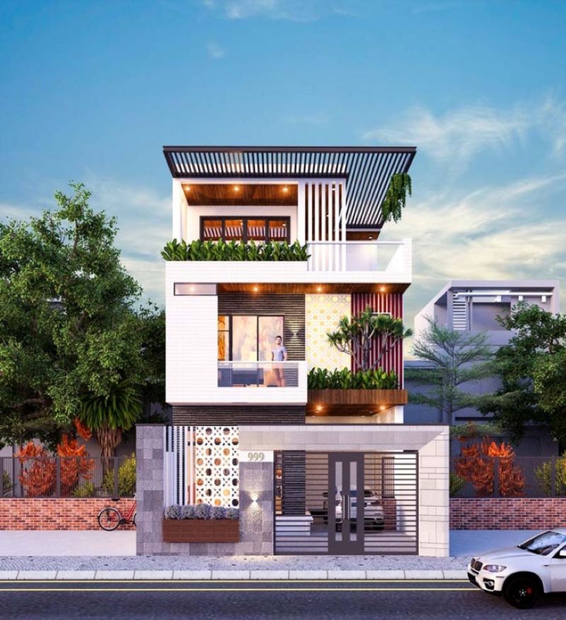 Biệt thự mini đáp ứng đầy ứng đầy đủ chức năng sử dụng